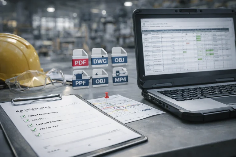 Definition von Anforderungen bei TechPic: Zeitplan, Einsatzort und Datenformate für Industrieprojekte