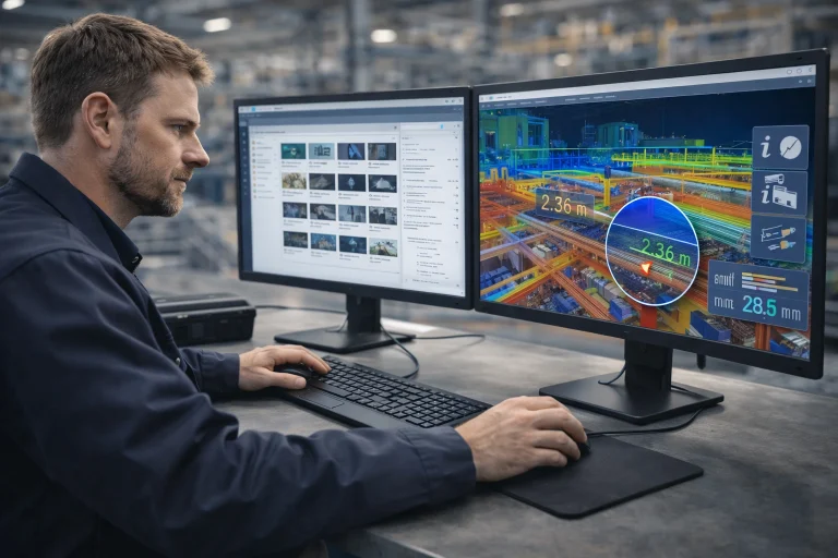 Viewer-Software bei TechPic zur präzisen Auswertung und Vermessung von Projektdaten